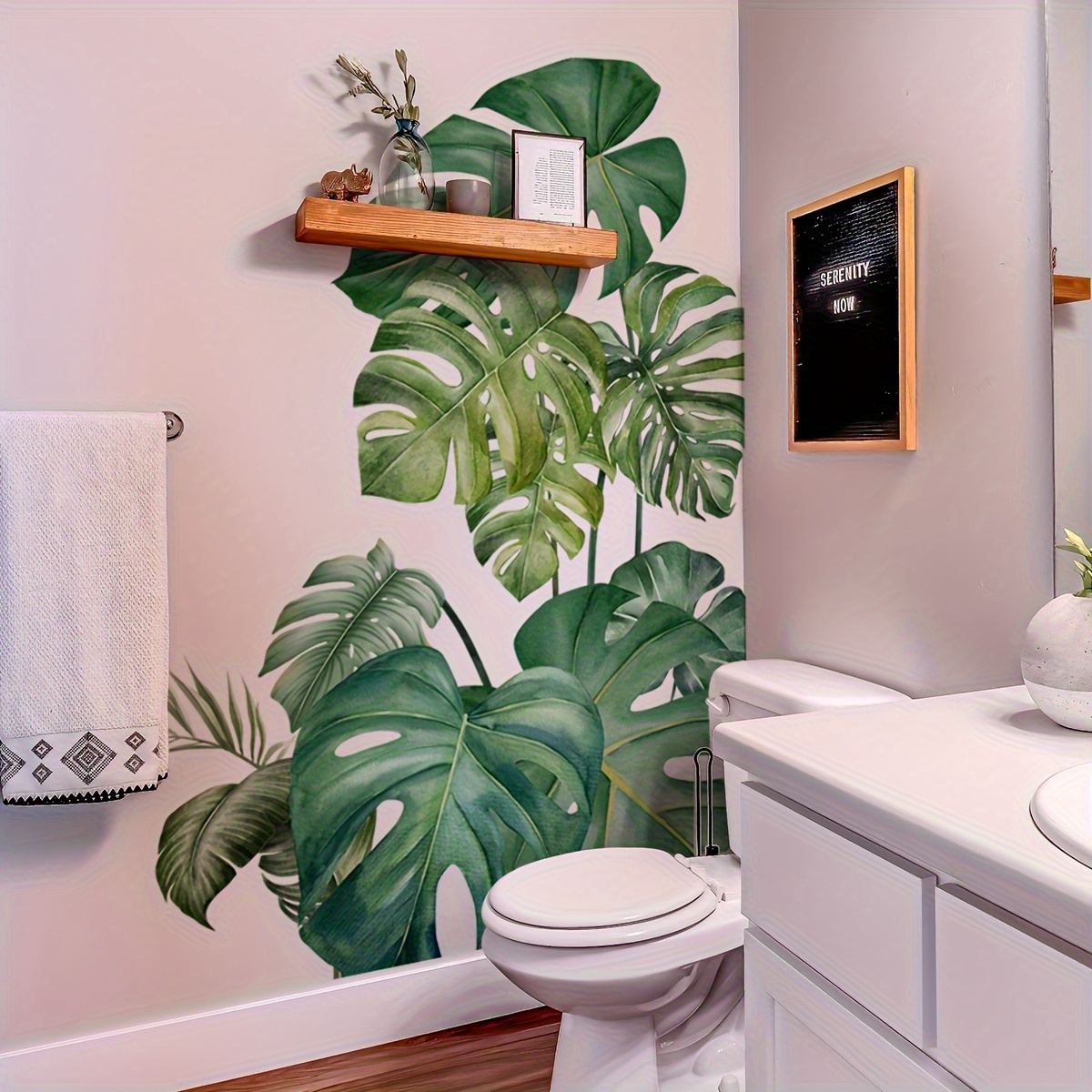 Monstera Thai Constellation - 2 adet Set Büyük Boy Yeşil