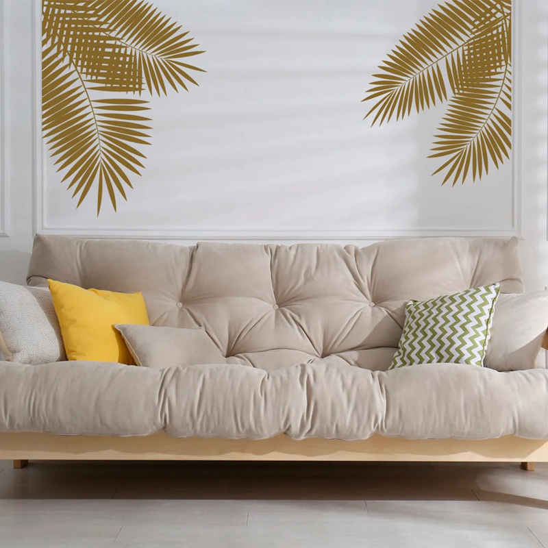 Monstera Thai Constellation - 2 Set palmiye yaprakları duvar çıkartmaları