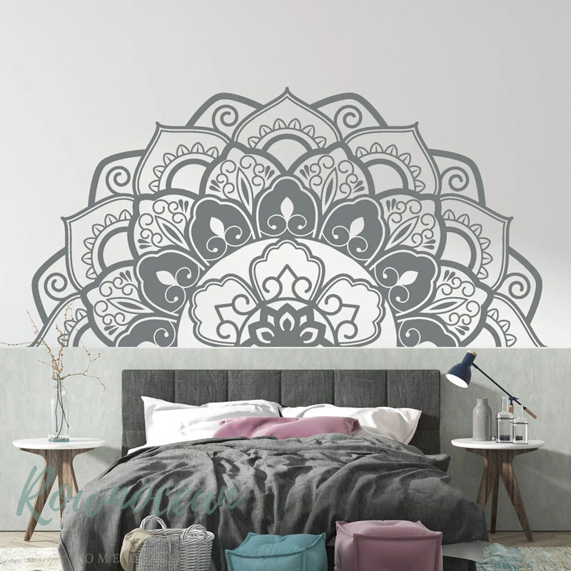 Monstera Thai Constellation - Yarım Mandala duvar Sticker iç ev