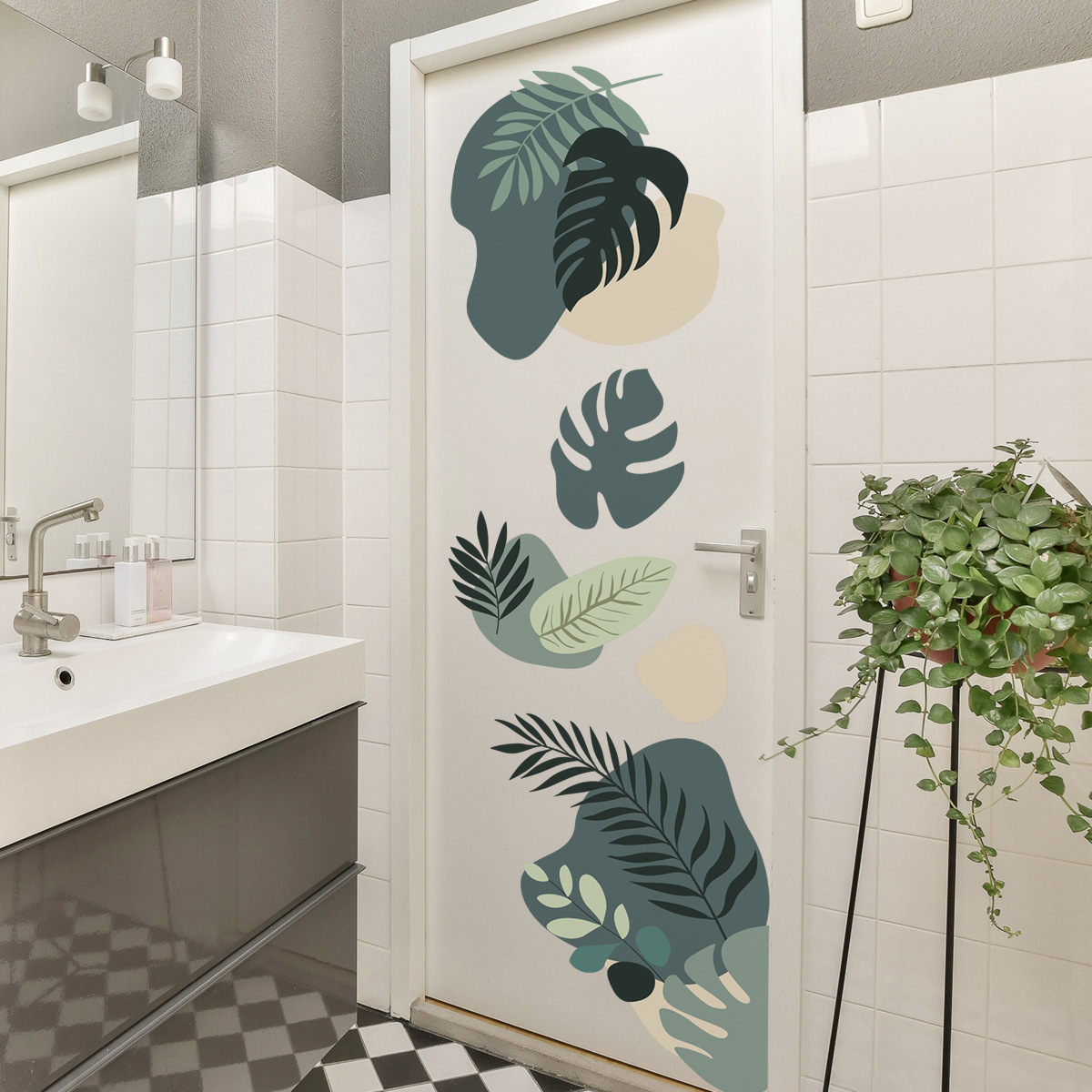 Bohem Yeşil Yaprak Duvar Çıkar - Monstera Thai Constellation incelemesi ve fiyatı