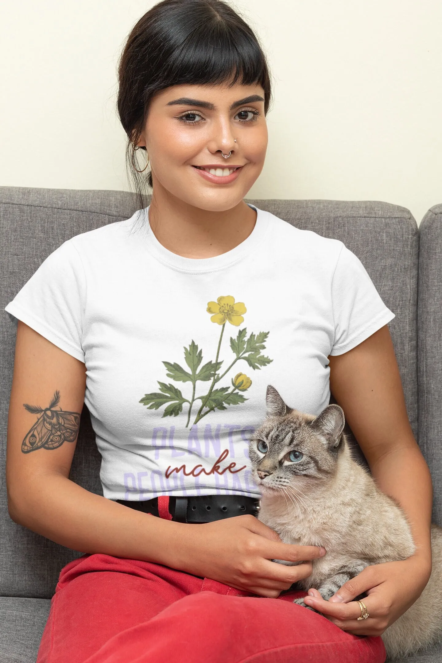 Bitkiler İnsanları Mutlu Ediyo - Plant Parent Shirt incelemesi ve fiyatı